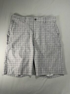 Men’s Pga White.& Gray Golf Shorts Size 34 #870